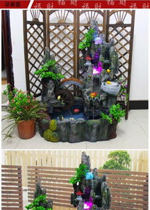 鄭州樹(shù)脂假山流水噴泉加濕器工藝品擺件廠家直批，盡顯自然雅趣